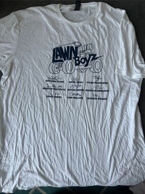 Lawn Boyz Graphic Tee - White